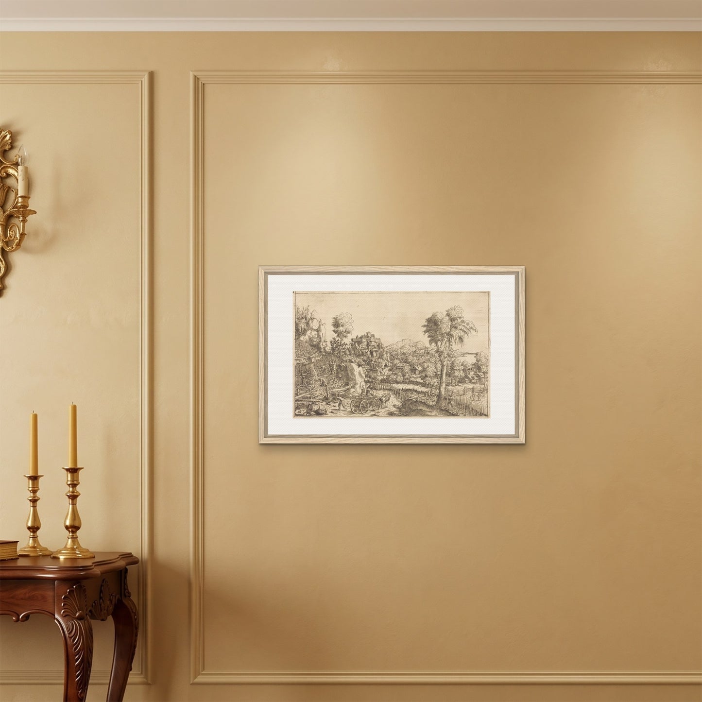Orlonzo - FRAMED CANVAS WOOD 7550cm3020 ROOM
