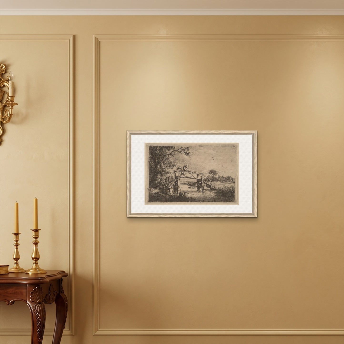 Orlonzo - FRAMED CANVAS WOOD 7550cm3020 ROOM