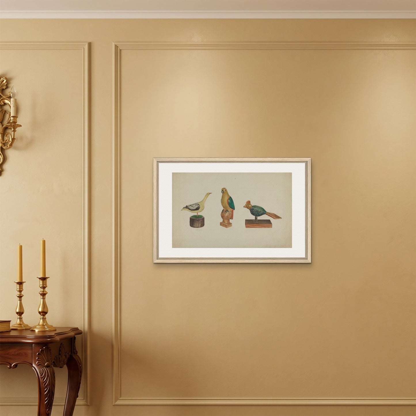 Orlonzo - FRAMED CANVAS WOOD 7550cm3020 ROOM