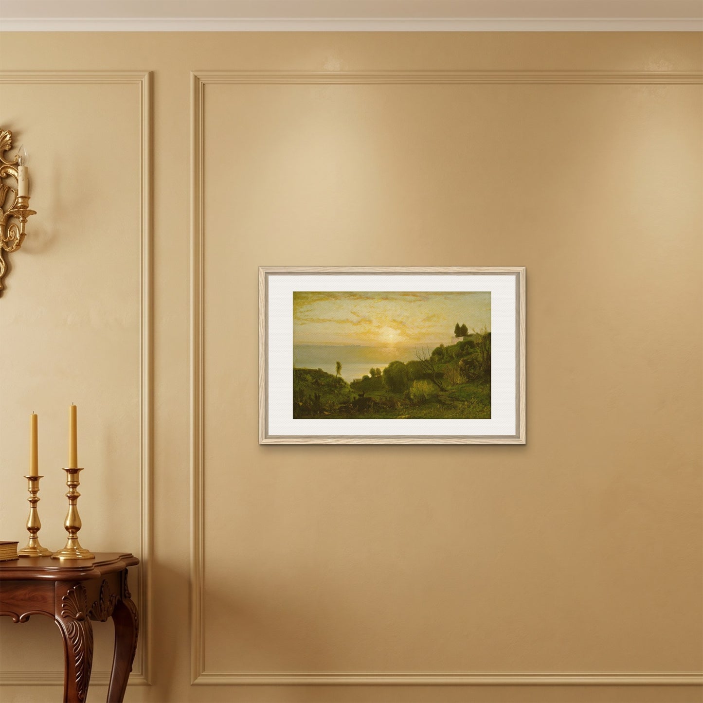 Orlonzo - FRAMED CANVAS WOOD 7550cm3020 ROOM