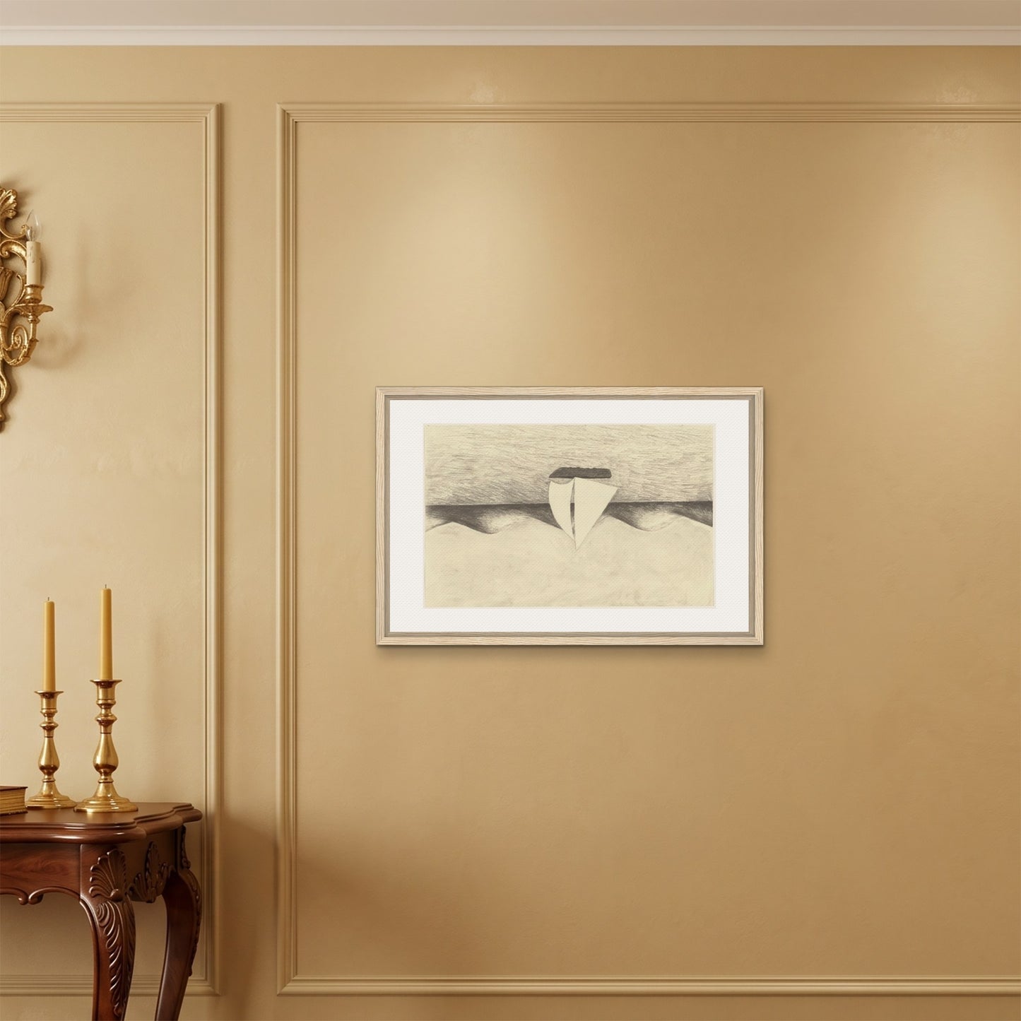 Orlonzo - FRAMED CANVAS WOOD 7550cm3020 ROOM