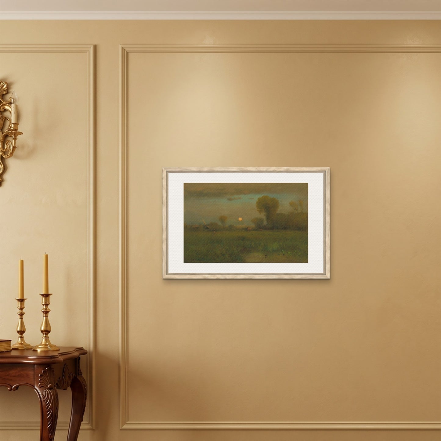 Orlonzo - FRAMED CANVAS WOOD 7550cm3020 ROOM