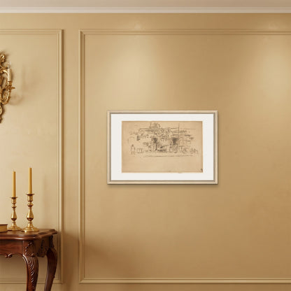 Orlonzo - FRAMED CANVAS WOOD 7550cm3020 ROOM