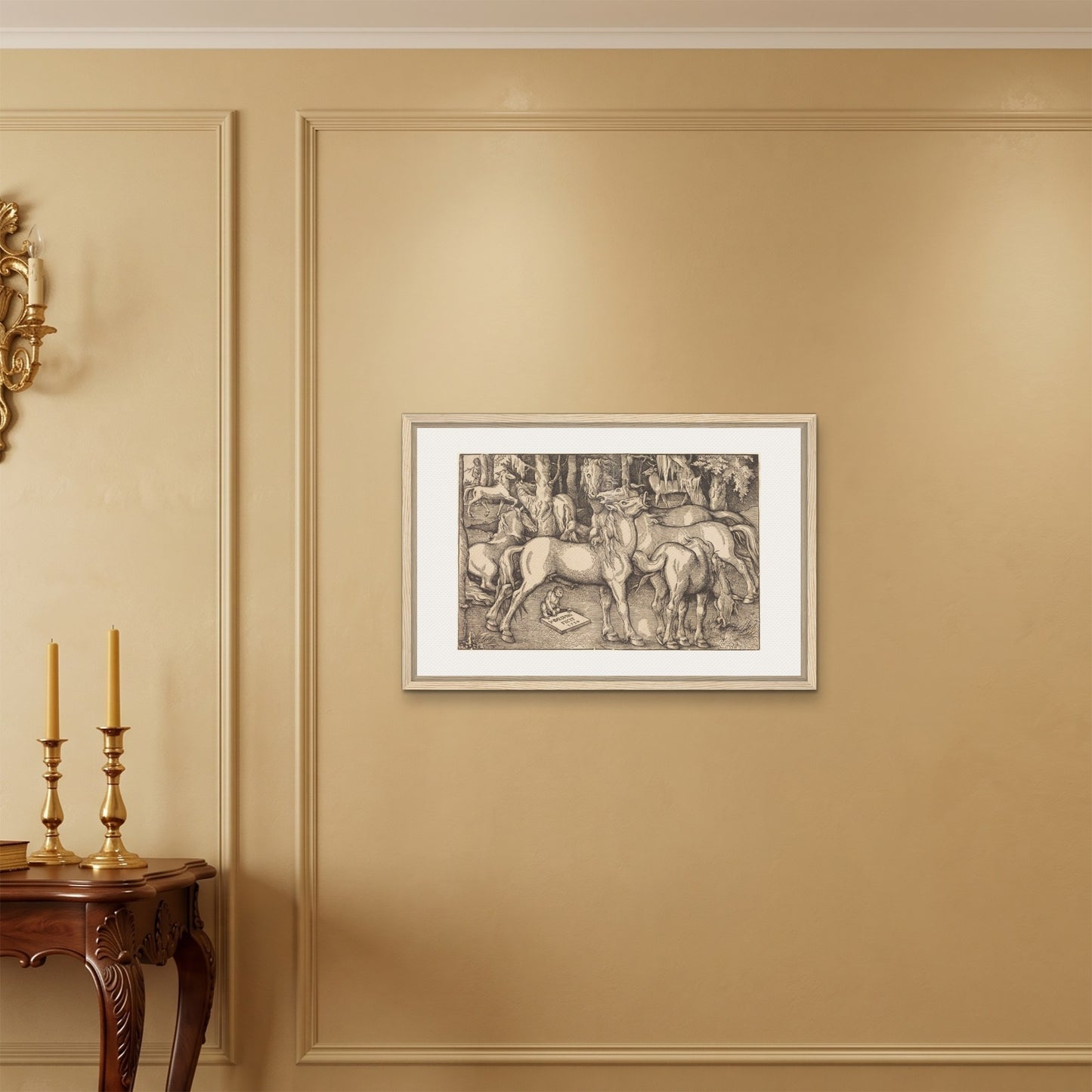 Orlonzo - FRAMED CANVAS WOOD 7550cm3020 ROOM