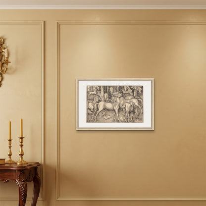 Orlonzo - FRAMED CANVAS WOOD 7550cm3020 ROOM