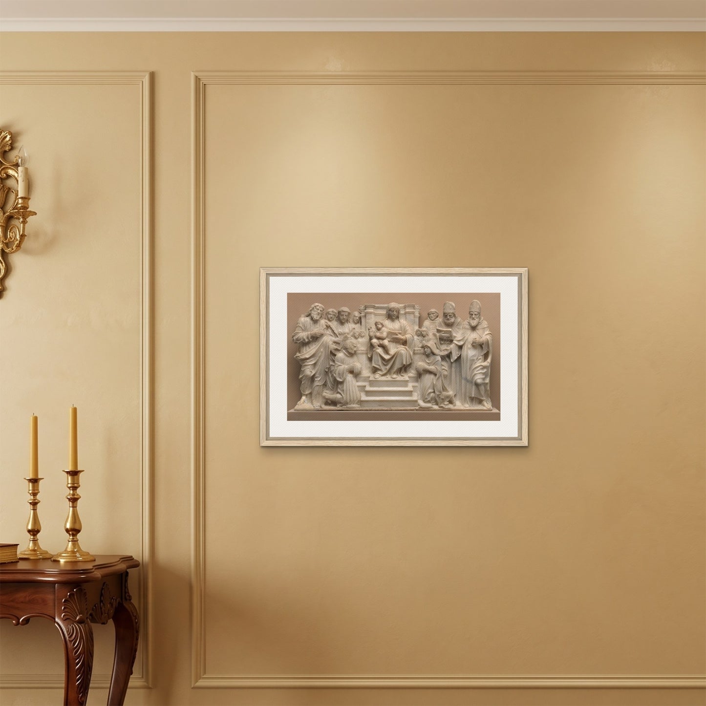 Orlonzo - FRAMED CANVAS WOOD 7550cm3020 ROOM