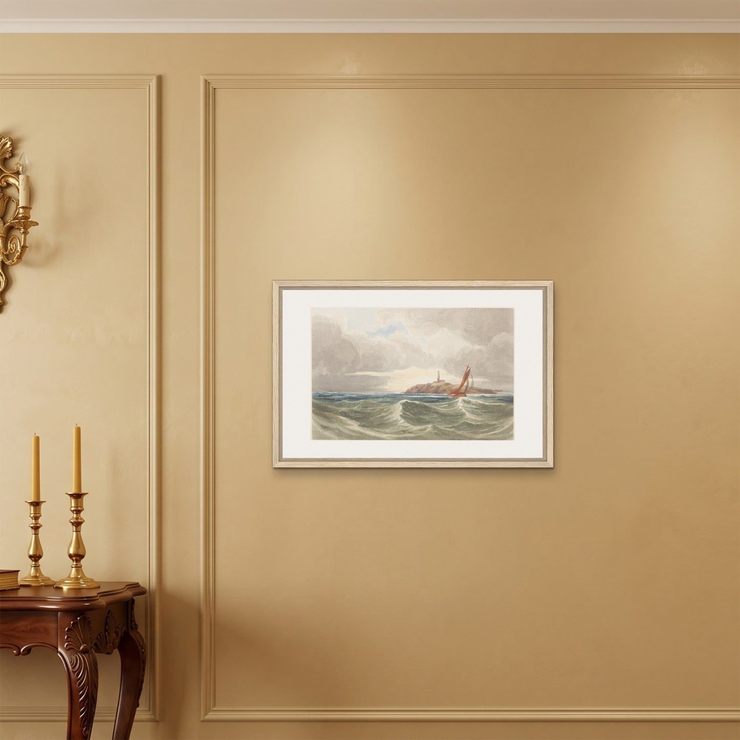 Orlonzo - FRAMED CANVAS WOOD 7550cm3020 ROOM