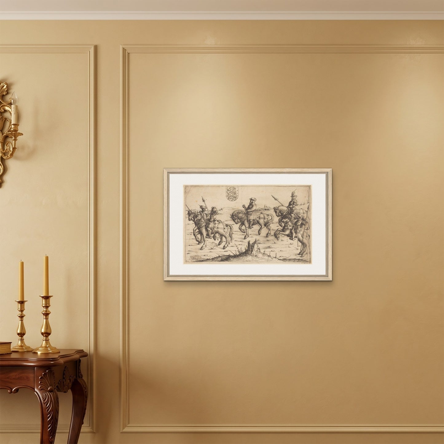 Orlonzo - FRAMED CANVAS WOOD 7550cm3020 ROOM