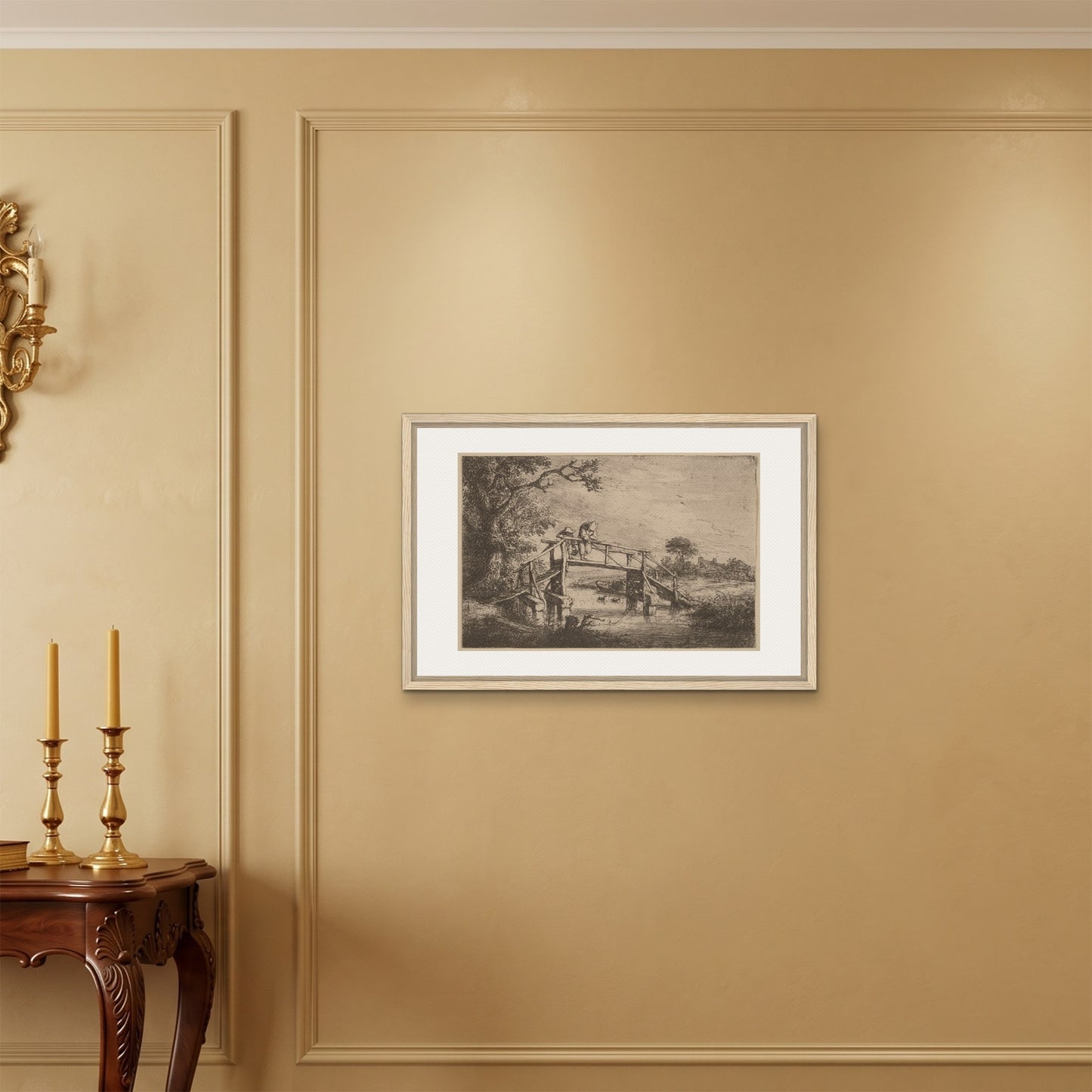 Orlonzo - FRAMED CANVAS WOOD 7550cm3020 ROOM