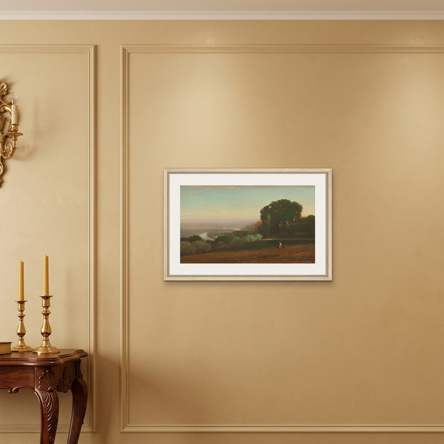 Orlonzo - FRAMED CANVAS WOOD 7550cm3020 ROOM