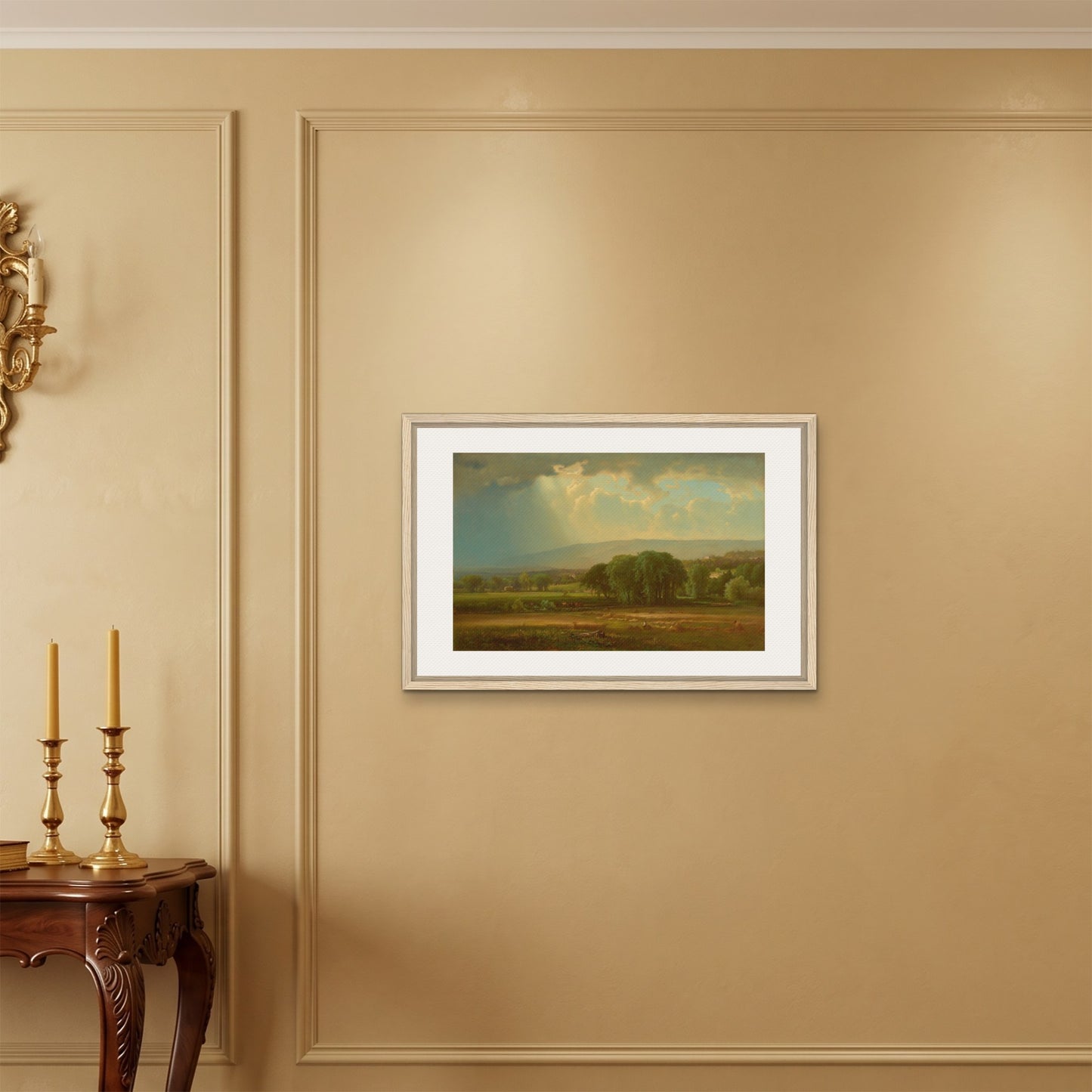 Orlonzo - FRAMED CANVAS WOOD 7550cm3020 ROOM