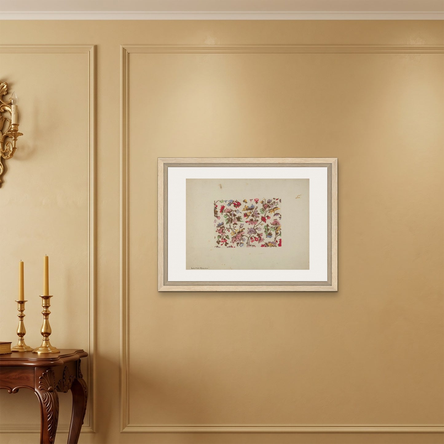Orlonzo - FRAMED CANVAS WOOD 8060cm3224 ROOM