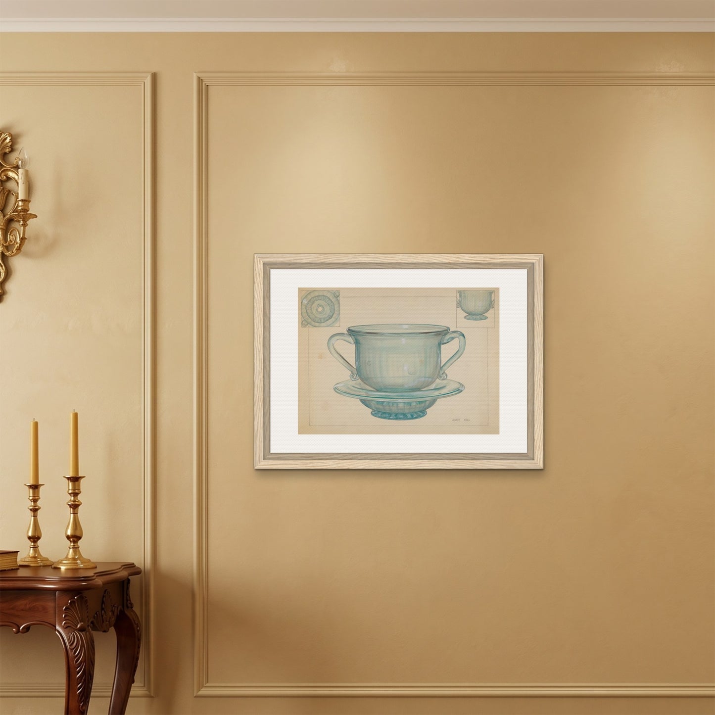 Orlonzo - FRAMED CANVAS WOOD 8060cm3224 ROOM
