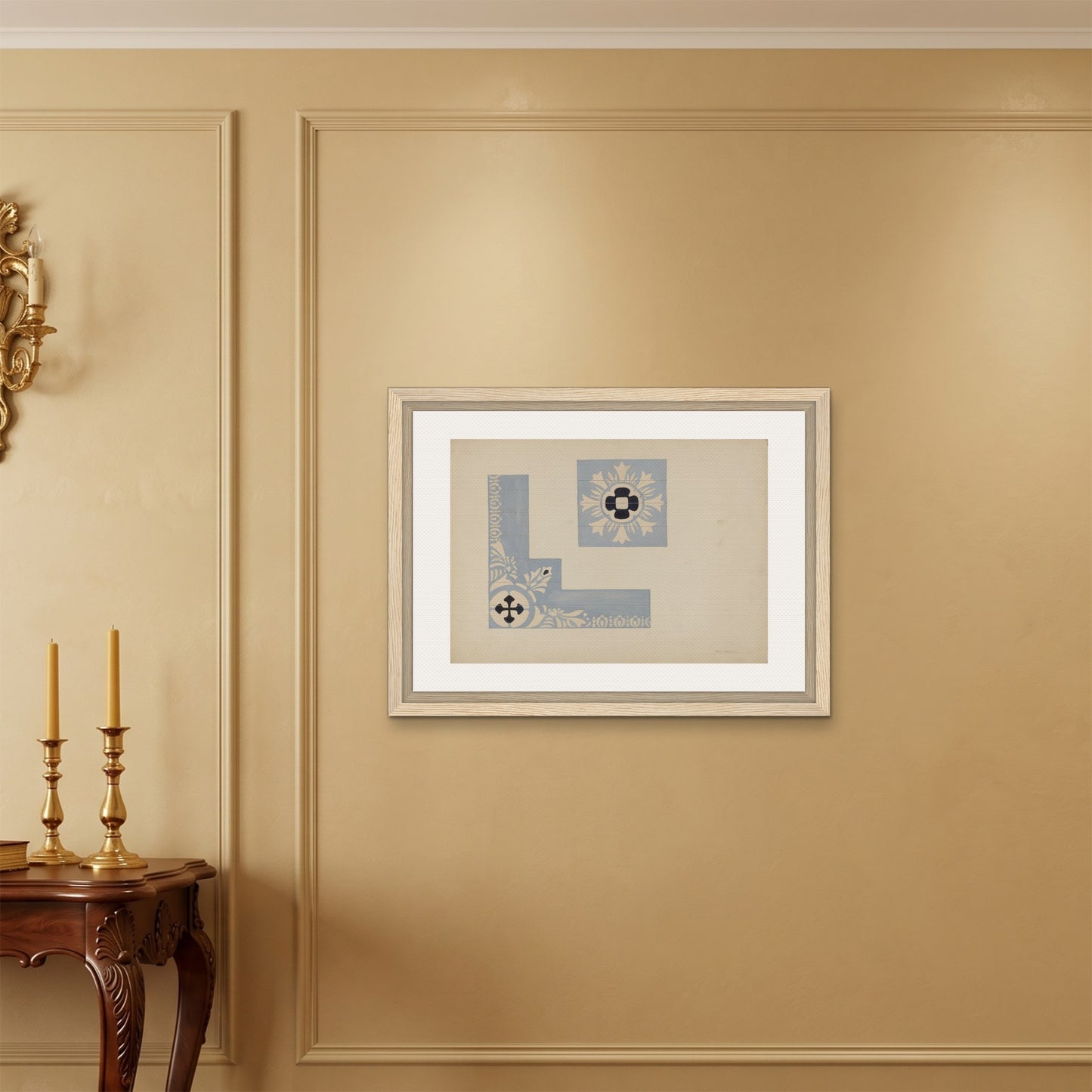 Orlonzo - FRAMED CANVAS WOOD 8060cm3224 ROOM