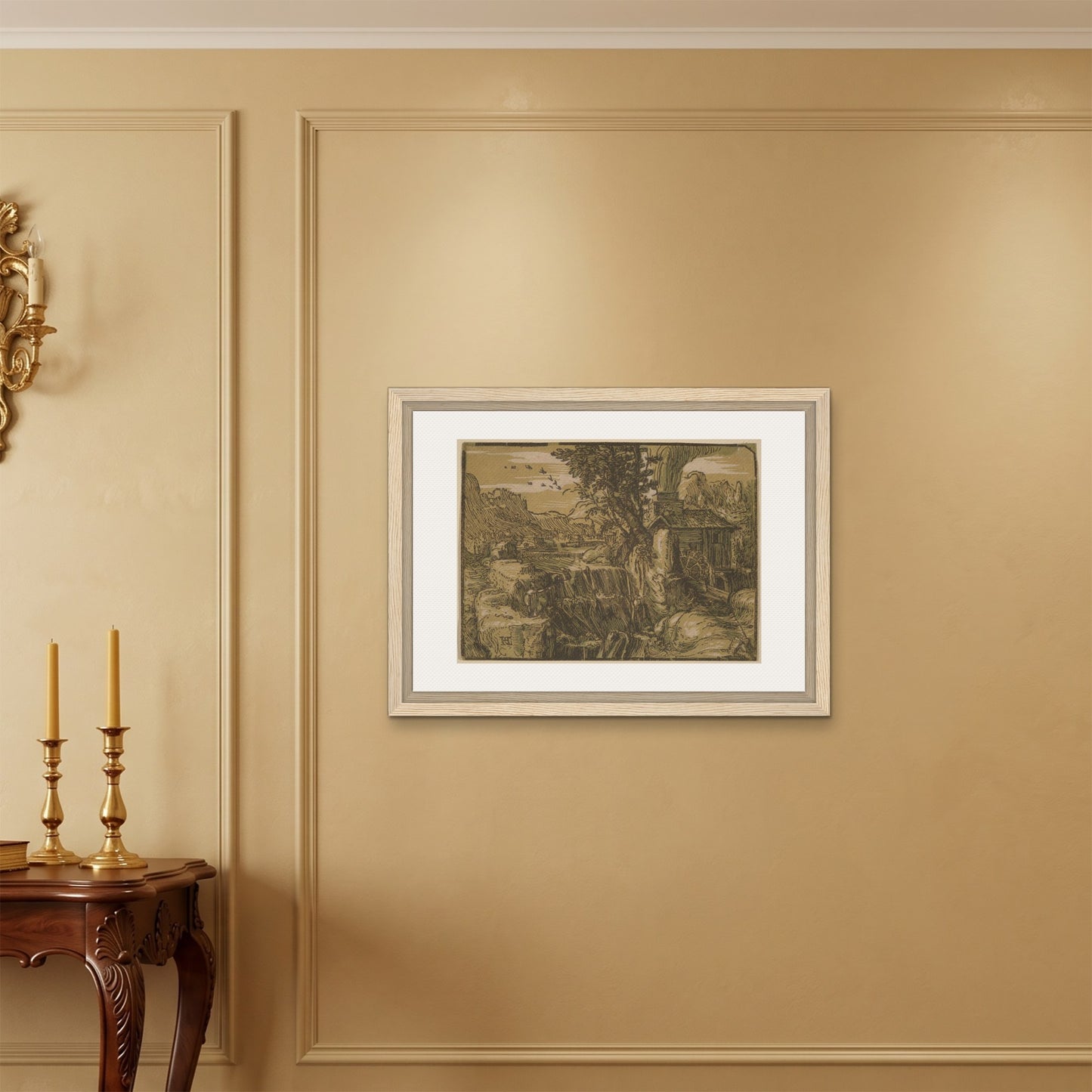 Orlonzo - FRAMED CANVAS WOOD 8060cm3224 ROOM