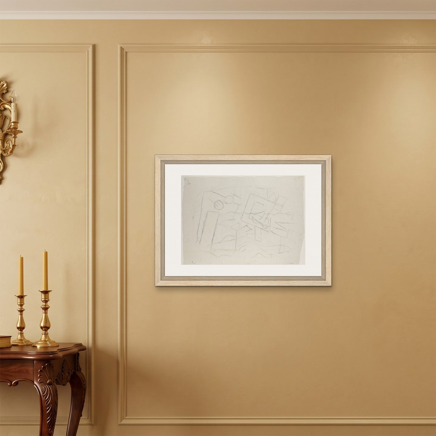 Orlonzo - FRAMED CANVAS WOOD 8060cm3224 ROOM