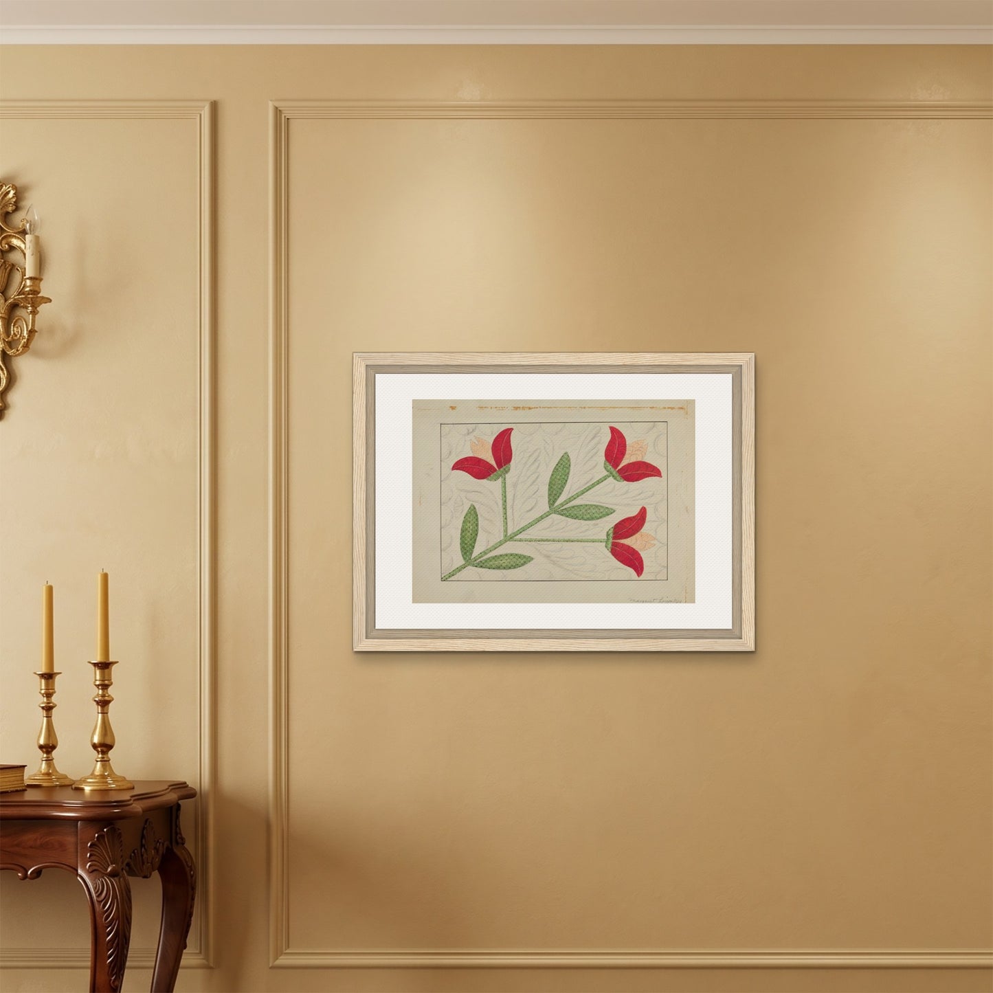 Orlonzo - FRAMED CANVAS WOOD 8060cm3224 ROOM
