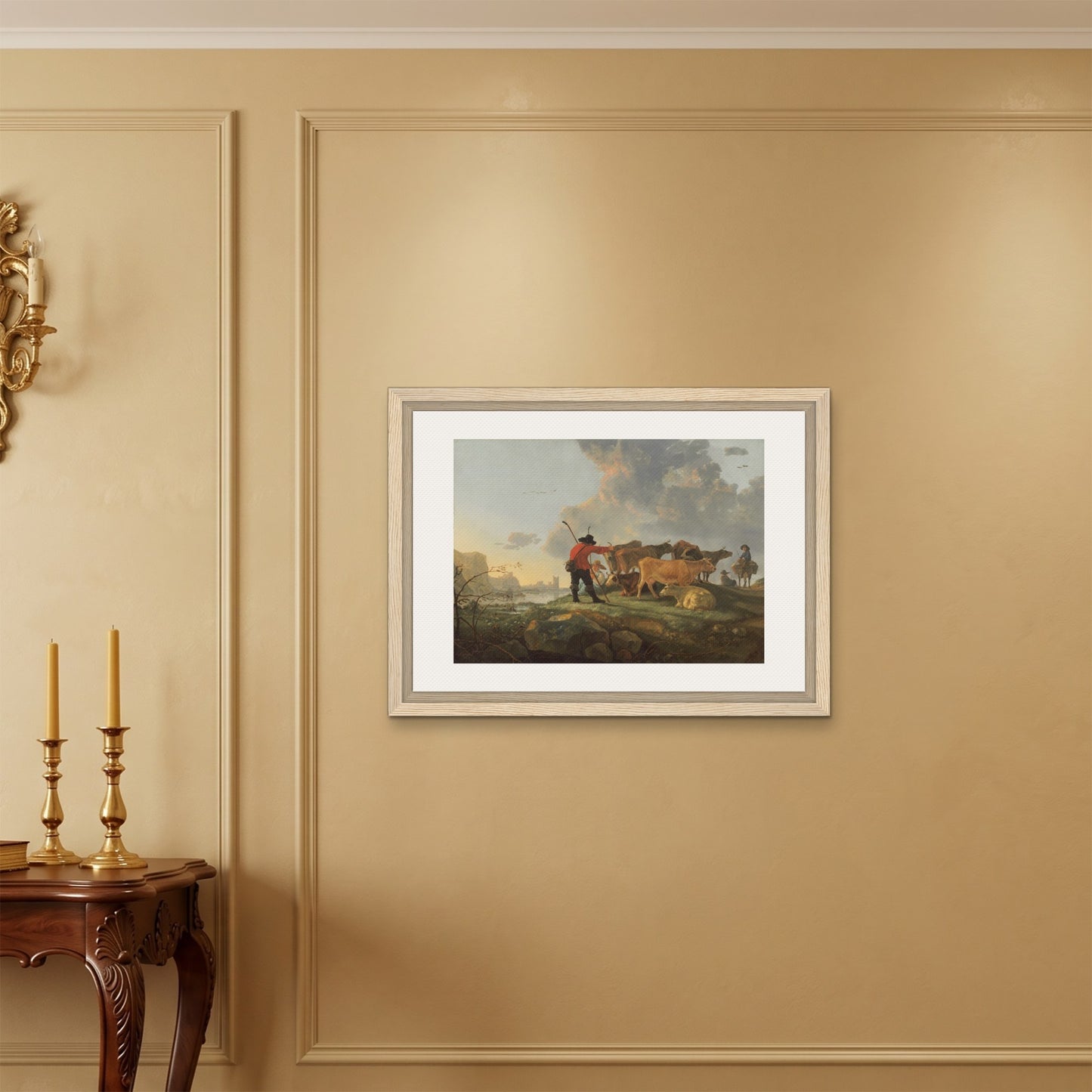 Orlonzo - FRAMED CANVAS WOOD 8060cm3224 ROOM