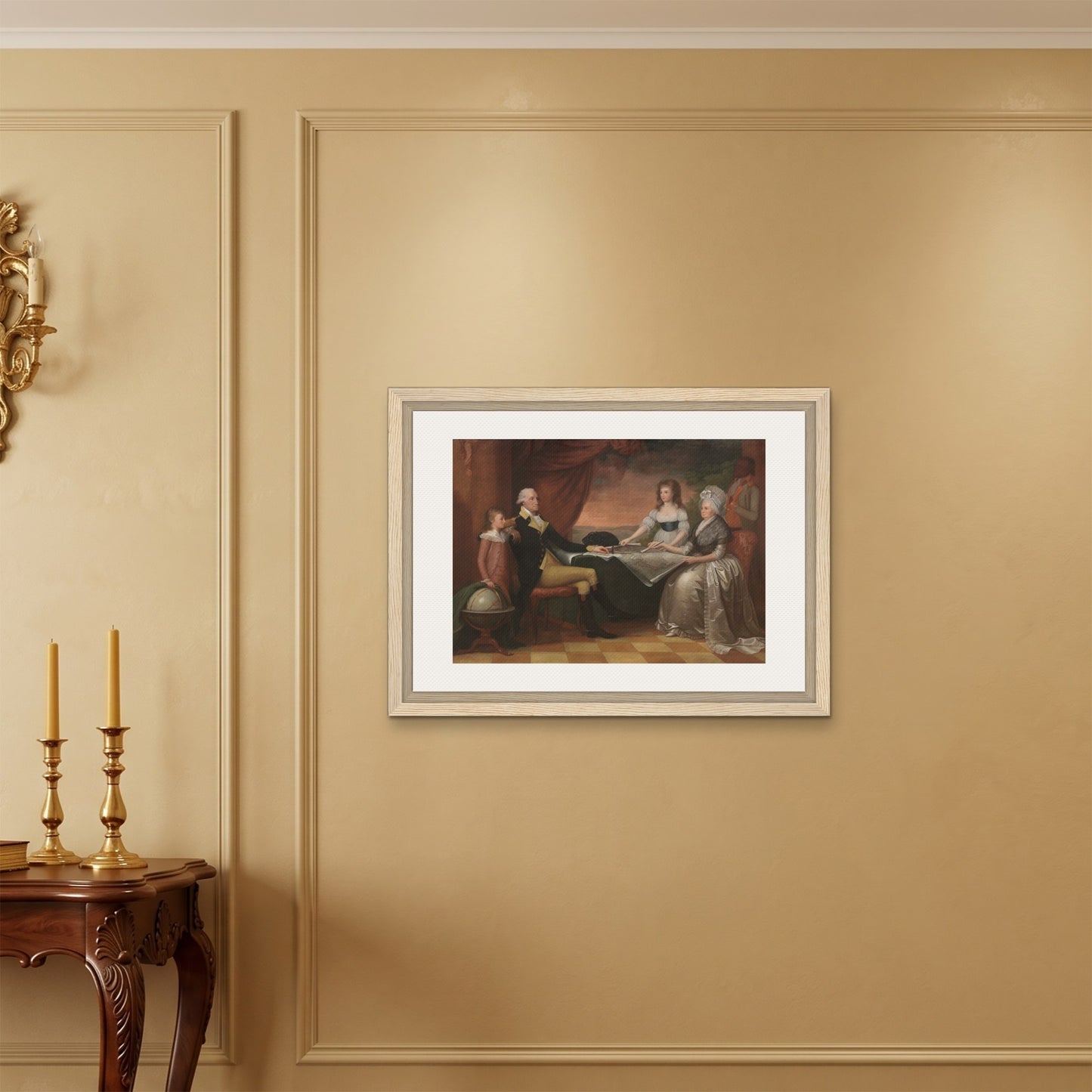 Orlonzo - FRAMED CANVAS WOOD 8060cm3224 ROOM
