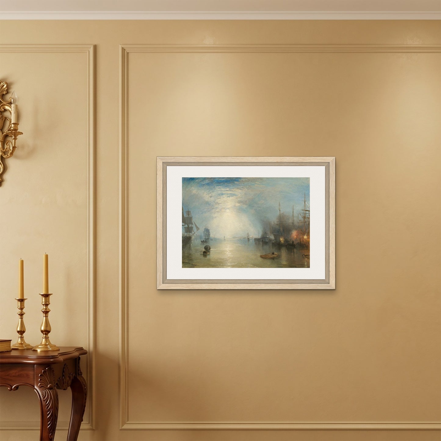 Orlonzo - FRAMED CANVAS WOOD 8060cm3224 ROOM
