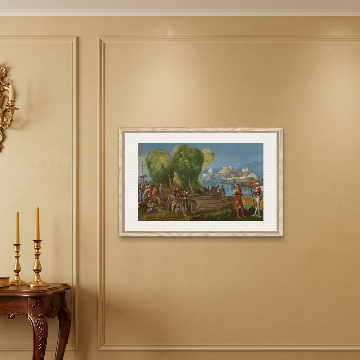 Orlonzo - FRAMED CANVAS WOOD 9060cm3624 ROOM