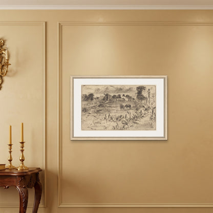 Orlonzo - FRAMED CANVAS WOOD 9060cm3624 ROOM