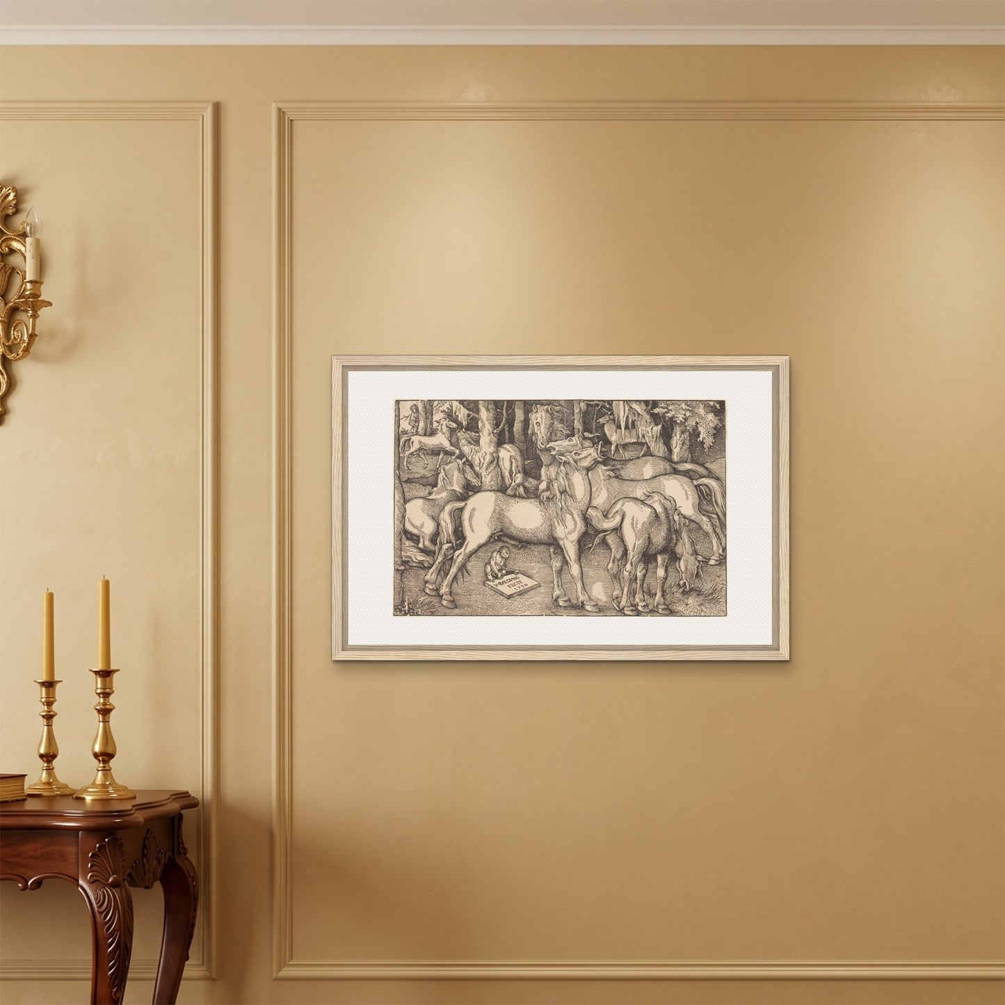 Orlonzo - FRAMED CANVAS WOOD 9060cm3624 ROOM