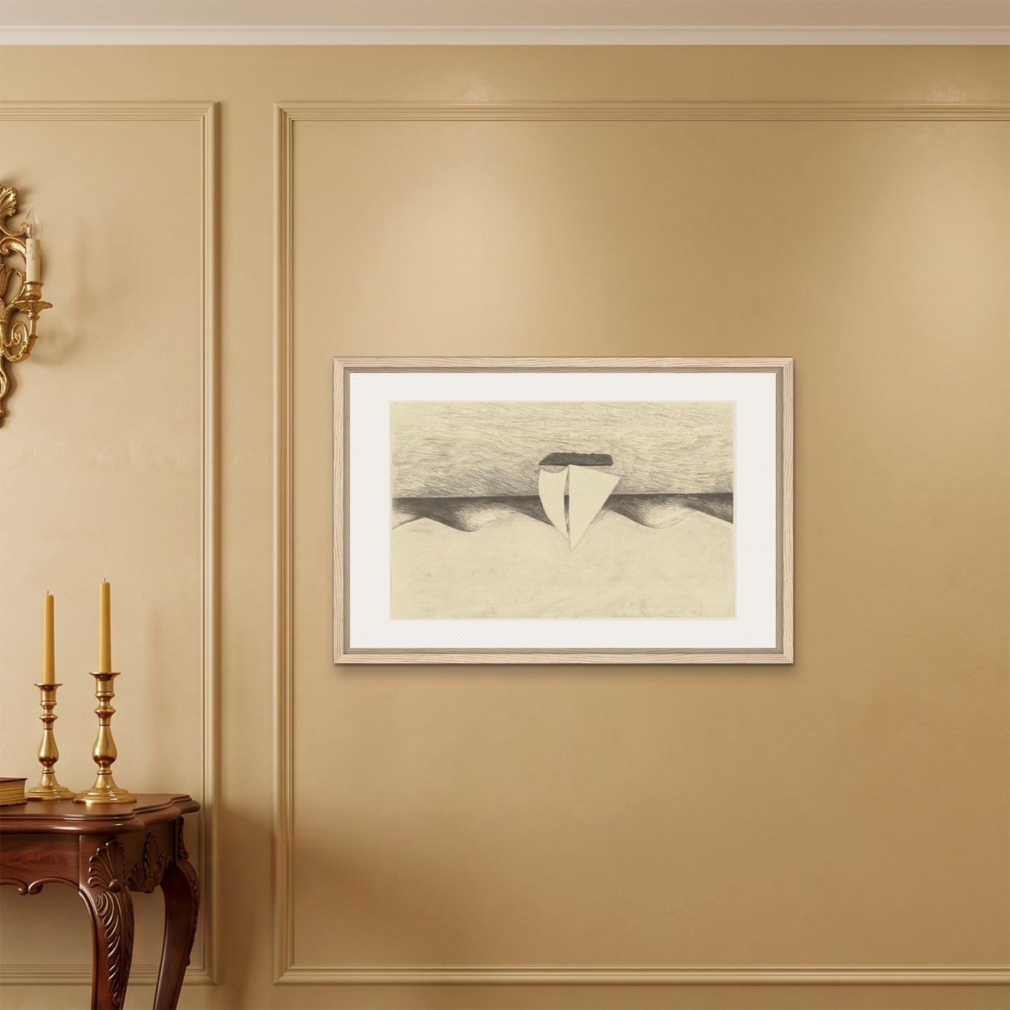 Orlonzo - FRAMED CANVAS WOOD 9060cm3624 ROOM