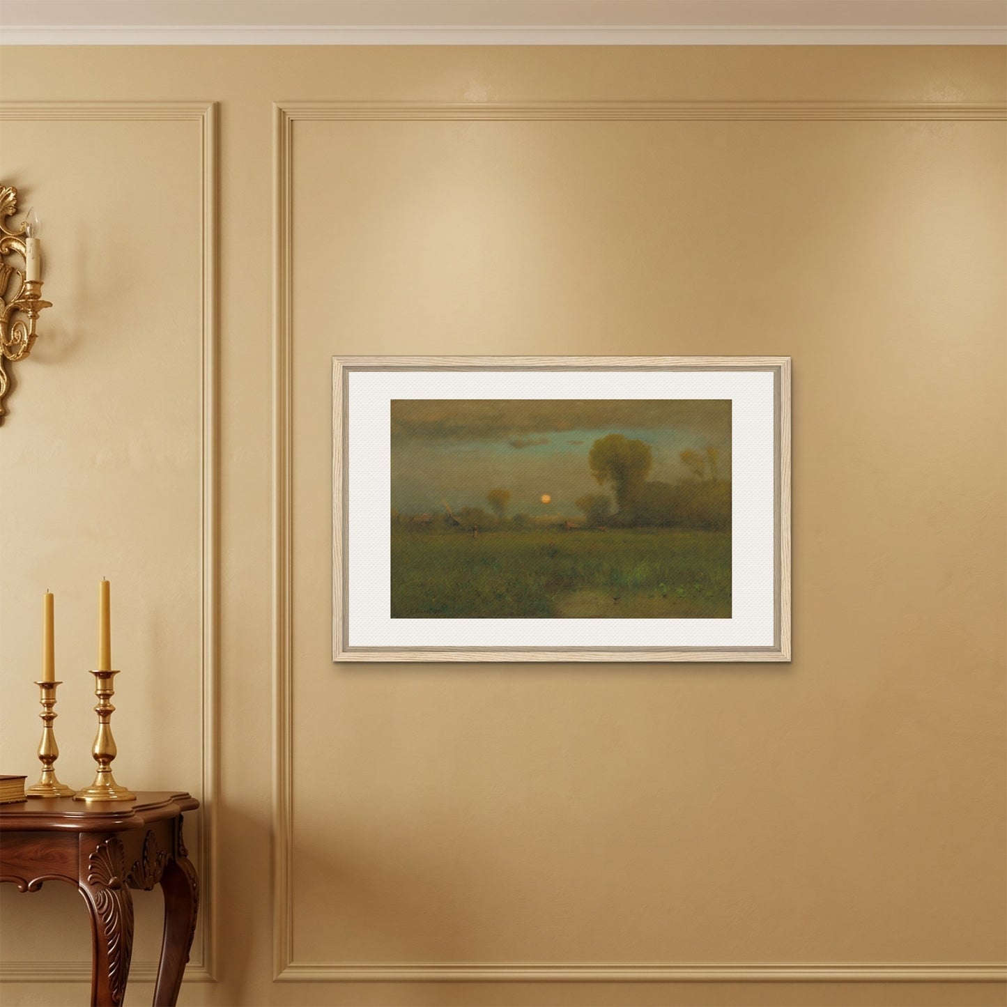 Orlonzo - FRAMED CANVAS WOOD 9060cm3624 ROOM