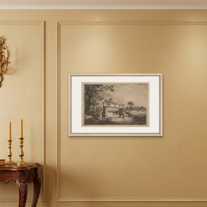 Orlonzo - FRAMED CANVAS WOOD 9060cm3624 ROOM