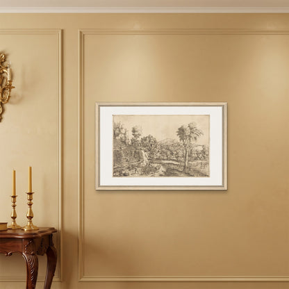 Orlonzo - FRAMED CANVAS WOOD 9060cm3624 ROOM