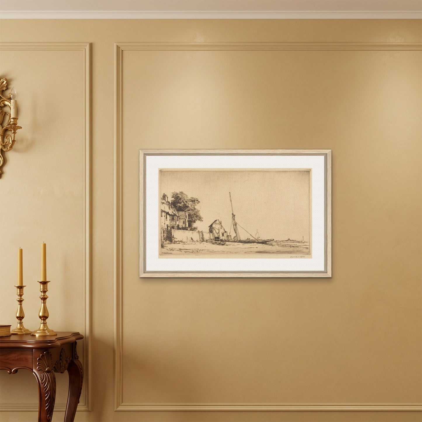 Orlonzo - FRAMED CANVAS WOOD 9060cm3624 ROOM