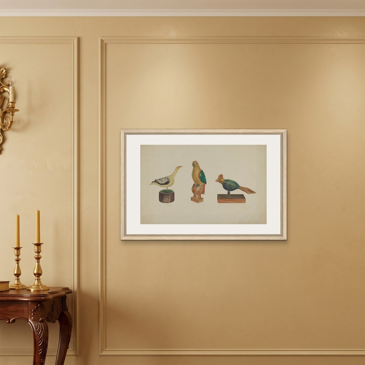 Orlonzo - FRAMED CANVAS WOOD 9060cm3624 ROOM