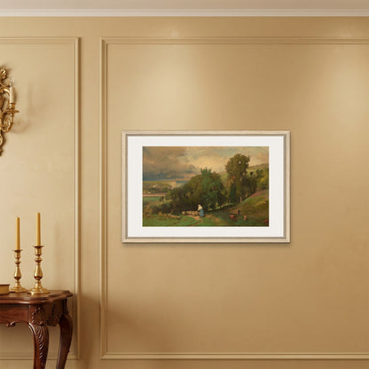 Orlonzo - FRAMED CANVAS WOOD 9060cm3624 ROOM
