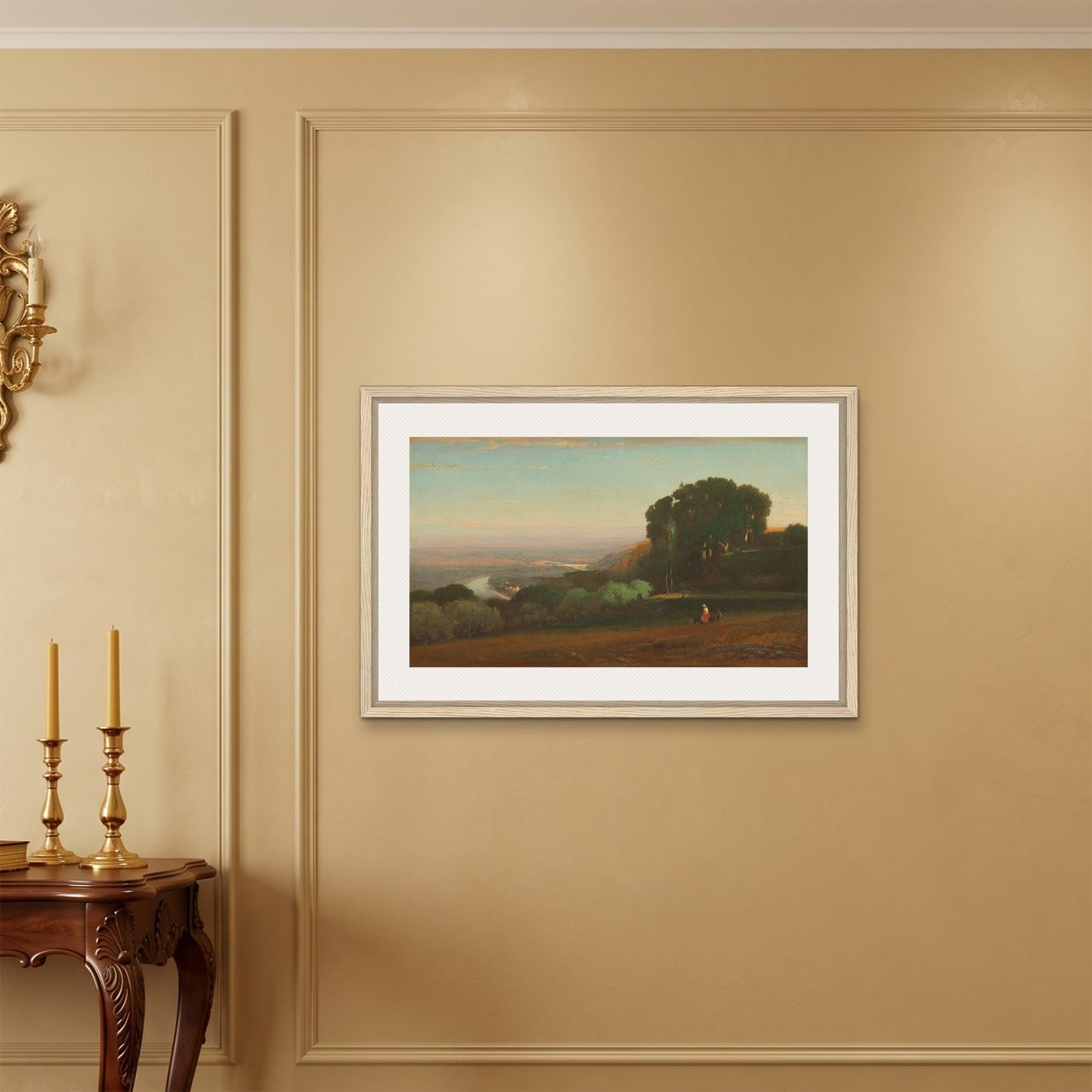 Orlonzo - FRAMED CANVAS WOOD 9060cm3624 ROOM
