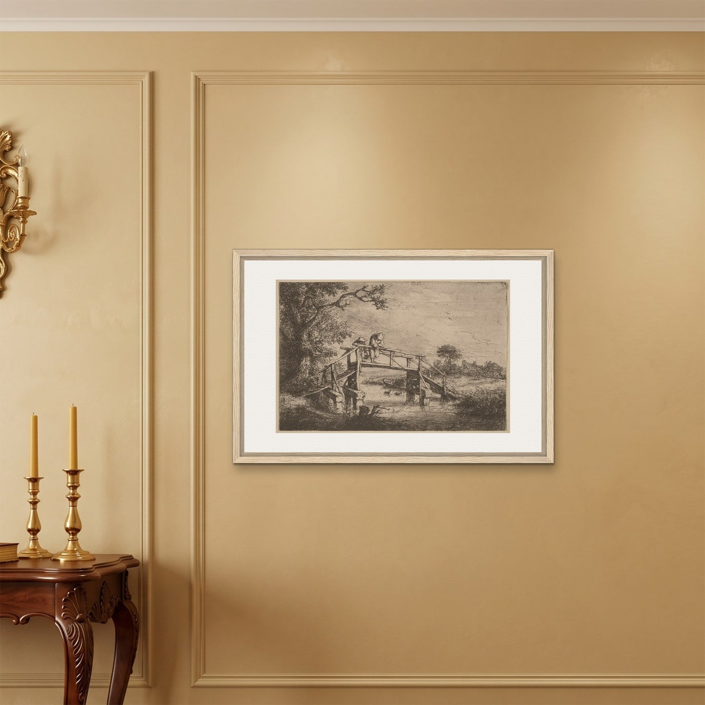 Orlonzo - FRAMED CANVAS WOOD 9060cm3624 ROOM