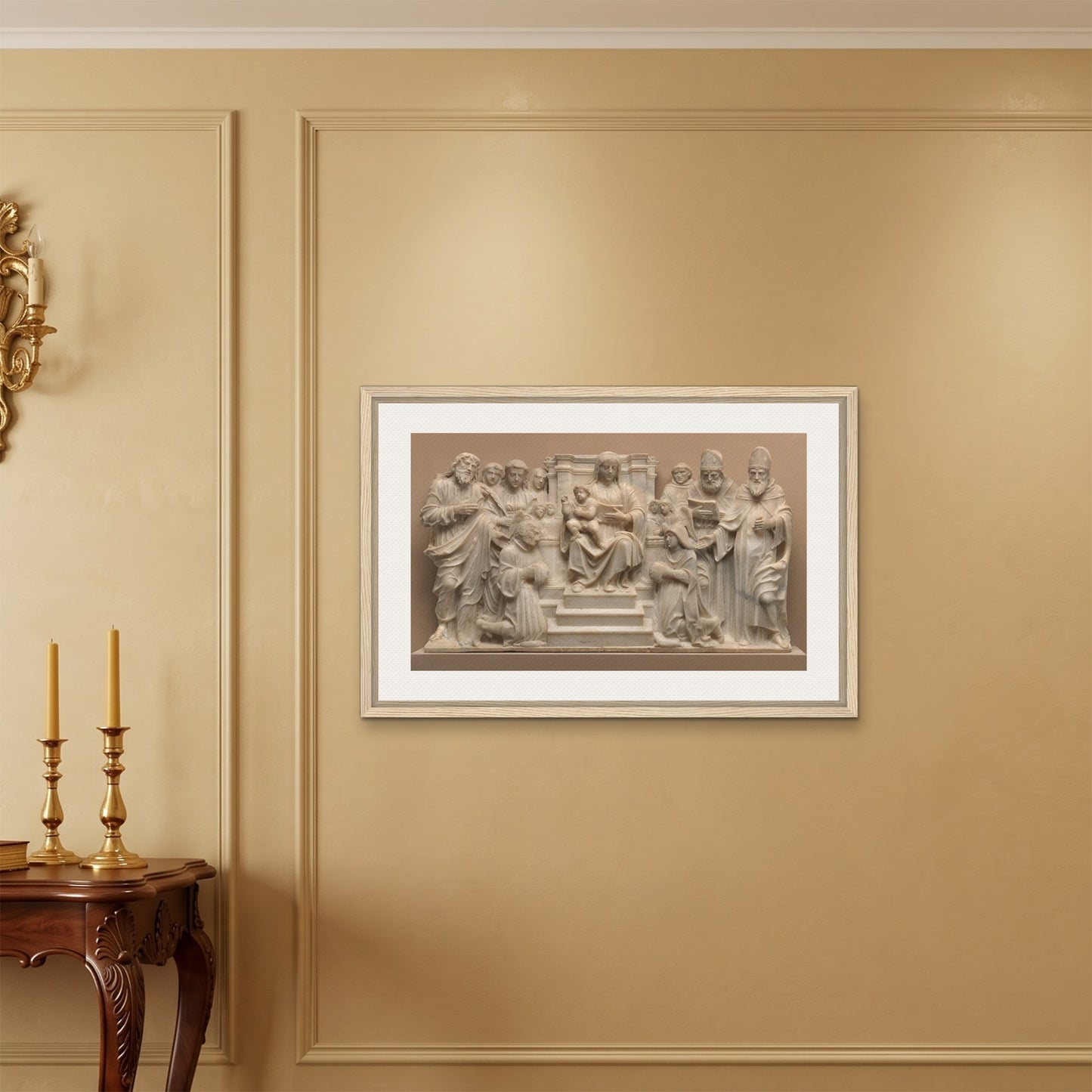 Orlonzo - FRAMED CANVAS WOOD 9060cm3624 ROOM