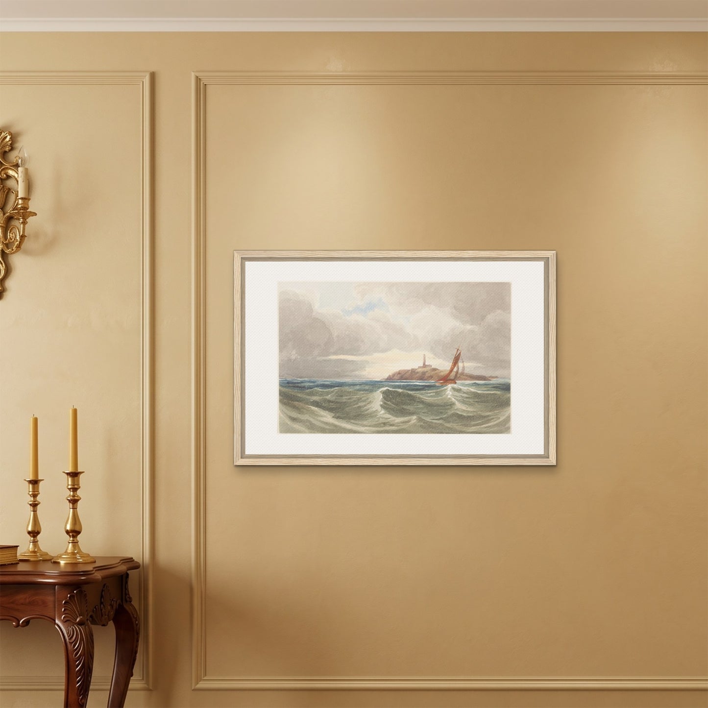 Orlonzo - FRAMED CANVAS WOOD 9060cm3624 ROOM