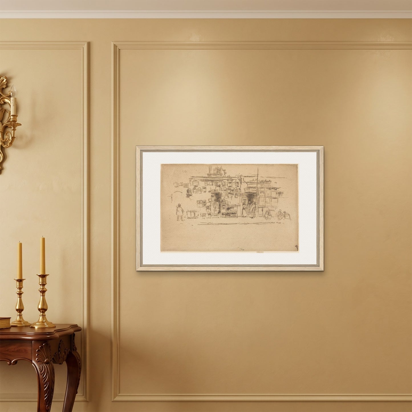 Orlonzo - FRAMED CANVAS WOOD 9060cm3624 ROOM