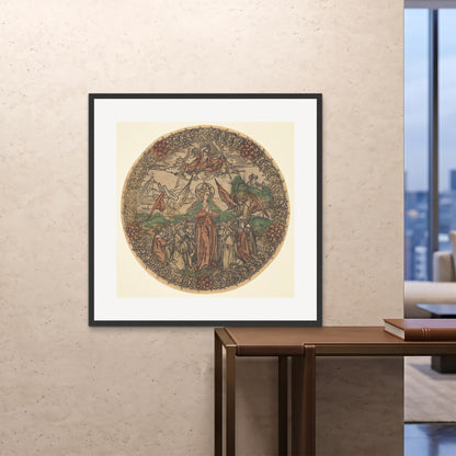 Orlonzo - FRAMED PRINT BLACK 100100cm4040 ROOM