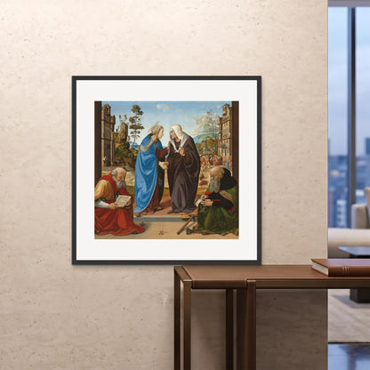 Orlonzo - FRAMED PRINT BLACK 100100cm4040 ROOM