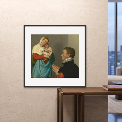Orlonzo - FRAMED PRINT BLACK 100100cm4040 ROOM