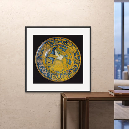 Orlonzo - FRAMED PRINT BLACK 100100cm4040 ROOM