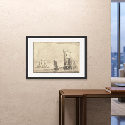 Orlonzo - FRAMED PRINT BLACK 10070cm4028 ROOM