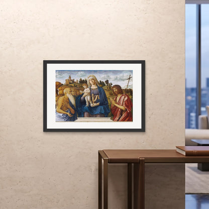 Orlonzo - FRAMED PRINT BLACK 10070cm4028 ROOM