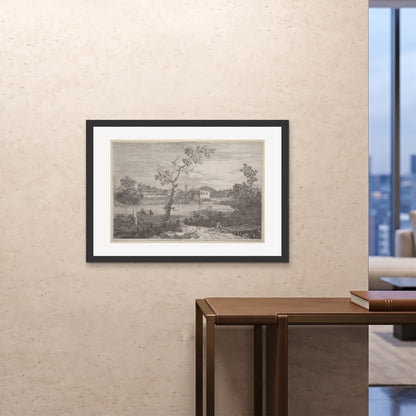 Orlonzo - FRAMED PRINT BLACK 10070cm4028 ROOM