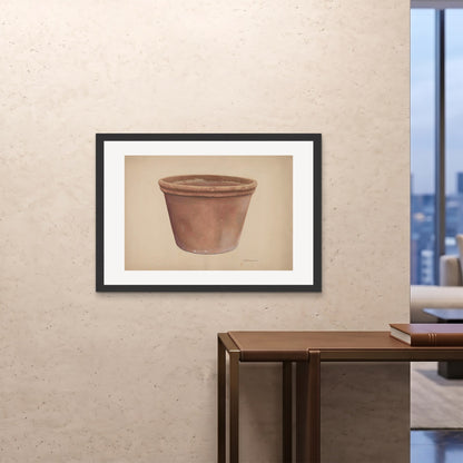 Orlonzo - FRAMED PRINT BLACK 10070cm4028 ROOM