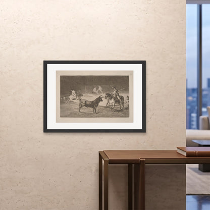 Orlonzo - FRAMED PRINT BLACK 10070cm4028 ROOM