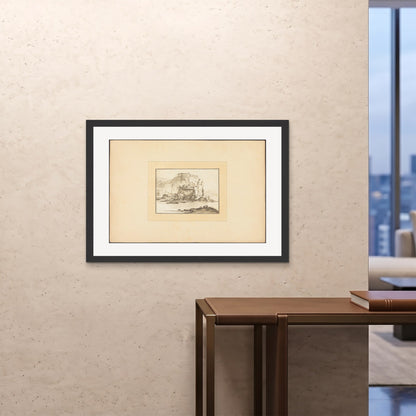 Orlonzo - FRAMED PRINT BLACK 10070cm4028 ROOM