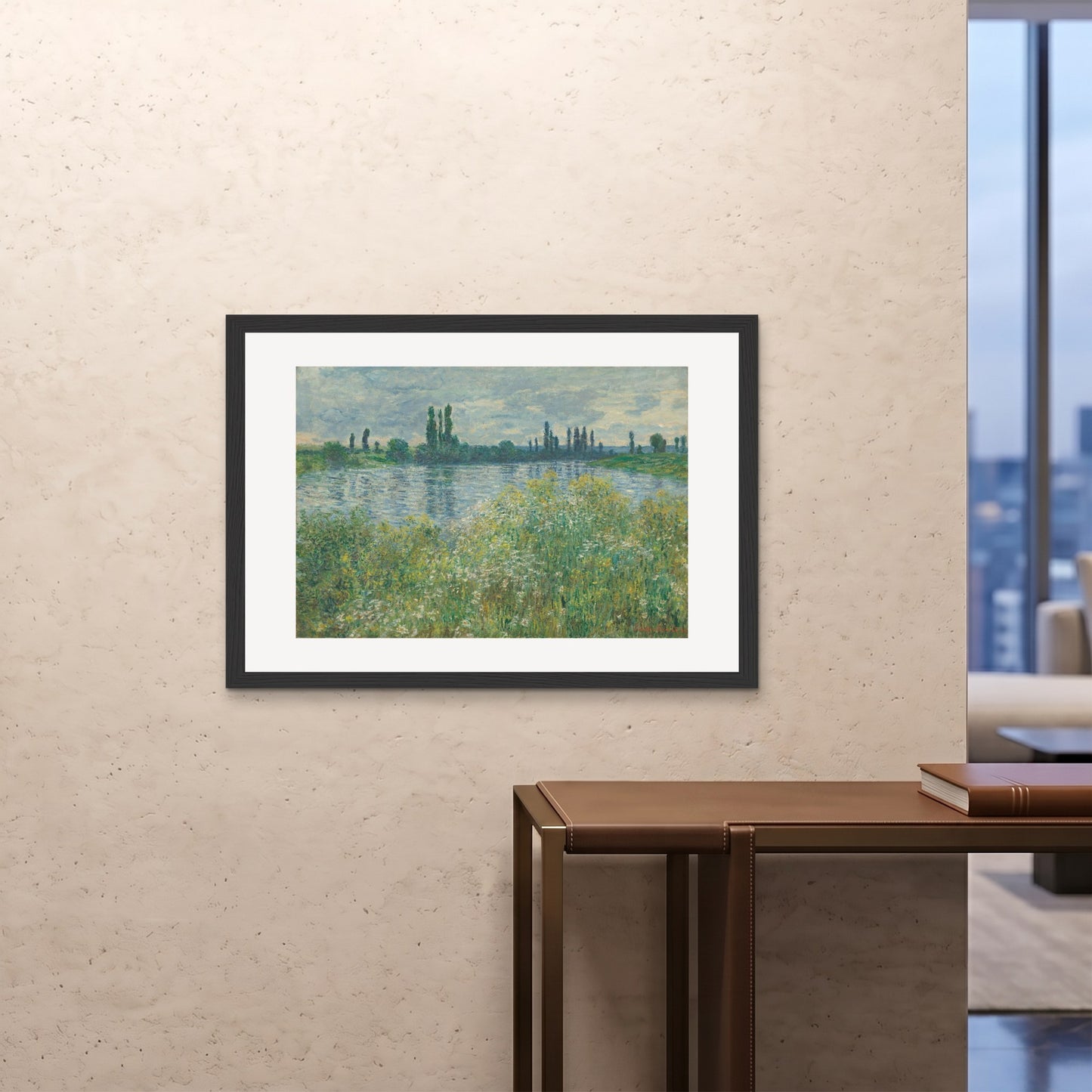 Orlonzo - FRAMED PRINT BLACK 10070cm4028 ROOM